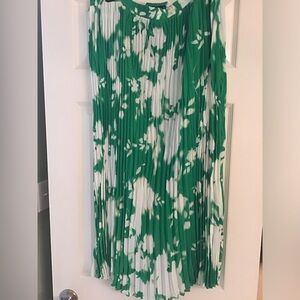 Vera wang pleated long skirt